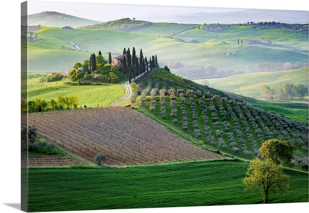 San Quirico, Val d'Orcia, Tuscany. Italy.