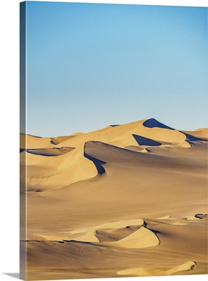Sand Dunes of Ica Desert near Huacachina, sunrise, Ica Region, Peru