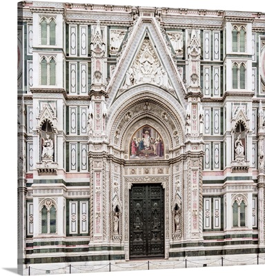 Santa Maria Del Fiore Cathedral, Detailed View, Florence, Tuscany, Italy