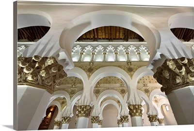 Santa Maria La Blanca Synagogue, Toledo, Castilla La Mancha, Spain