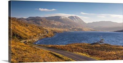 Scotland, Highland, Sutherland, Lochinver, Loch Assynt
