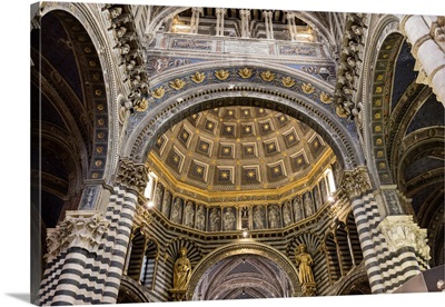 Siena Cathedral Interior, Siena, Tuscany, Italy