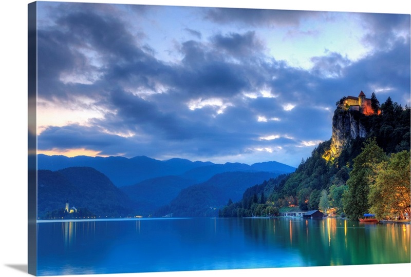 Slovenia, Bled, Lake Bled and Castle | Great Big Canvas