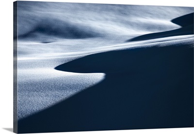 Snow Dunes Of The Tuscany Appenines, Appennino Tosco Emiliano, Tuscany, Italy