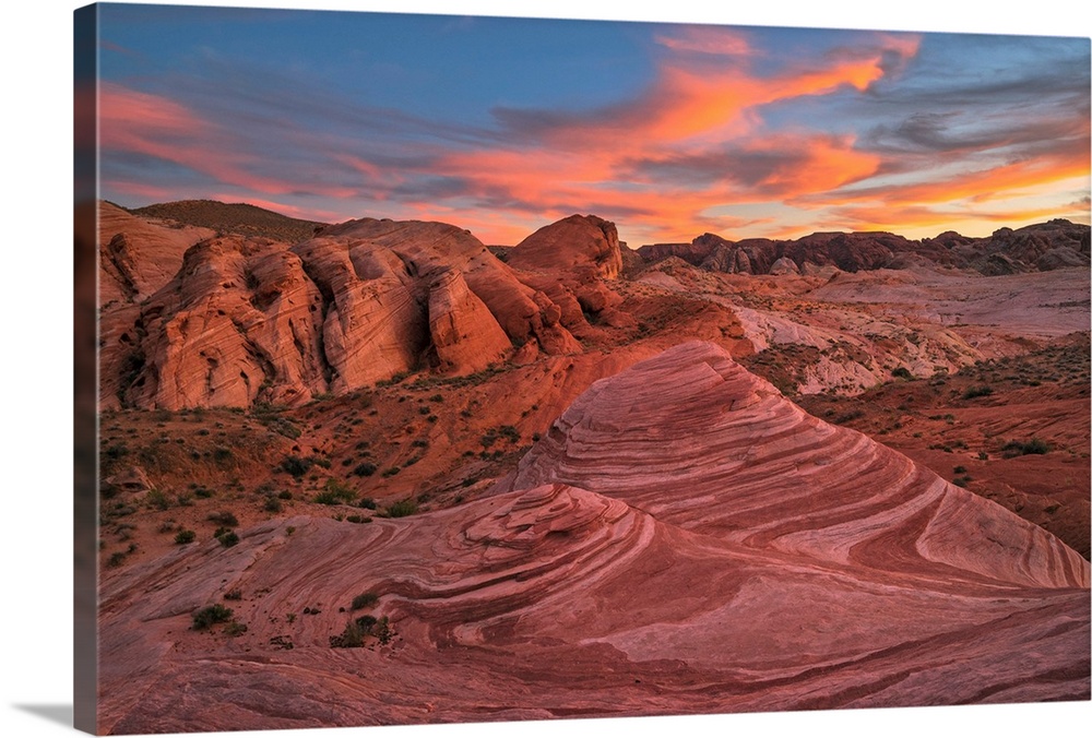 Valley of Fire State Park Poster DIGITAL DOWNLOAD Valley of Fire Wall Art Nevada State Park Print