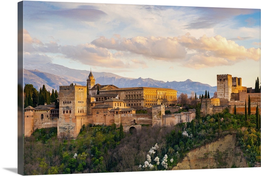 Spain, Andalusia, Granada, Alhambra Palace.