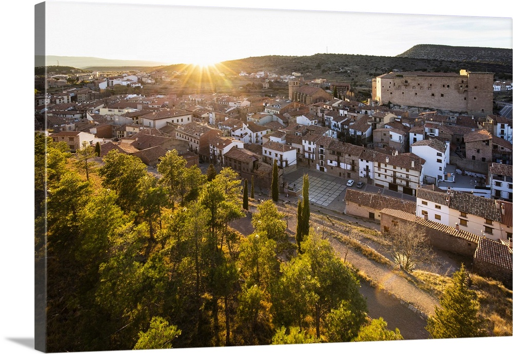 Spain, Aragon, Mora de Rubielos, The historical centre of Mora de Rubielos.