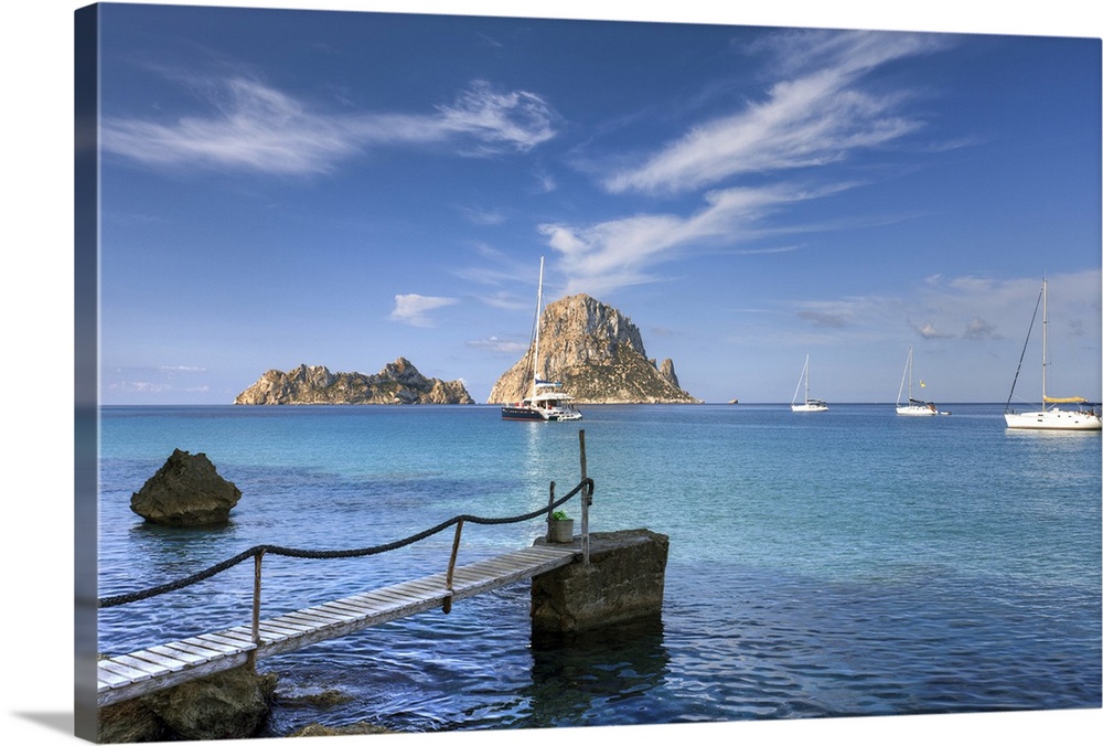 Spain, Balearic Islands, Ibiza, Cala D'Hort Beach