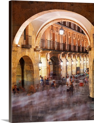 Spain, Castile And Leon, Plaza Mayor, Salamanca, UNESCO World Heritage Site