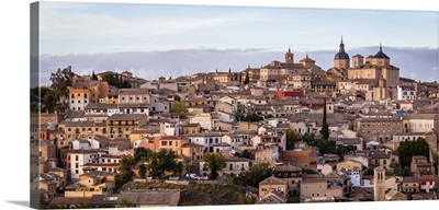 Spain, Castilla-La Mancaha, Toledo, View Of Old Town From "Mirador Del Valle" Viewpoint