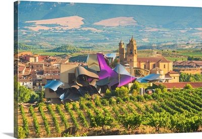 Spain, Elciego, The Marques De Riscal Luxury Hotel Designed By Frank Gehry