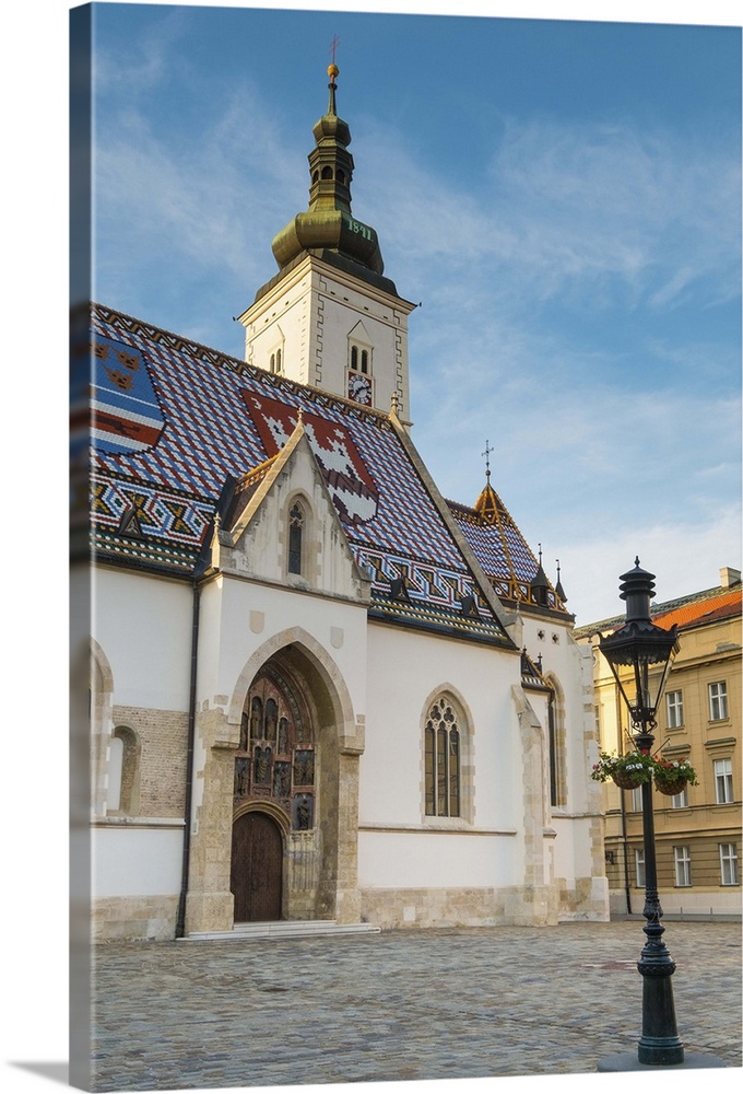 St. Mark's Church, Old Town, Zagreb, Croatia.
