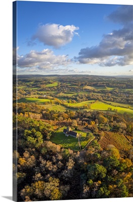 St. Martha's Church On The Pilgrims Way, North Downs, Surrey, England, UK