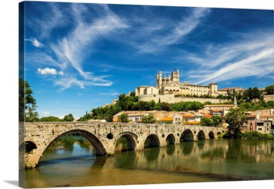 St. Nazaire And Pont Vieux, Beziers, Occitanie, France