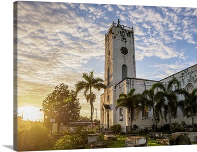 St Peter's Anglican Church At Sunrise, Falmouth, Trelawny Parish, Jamaica