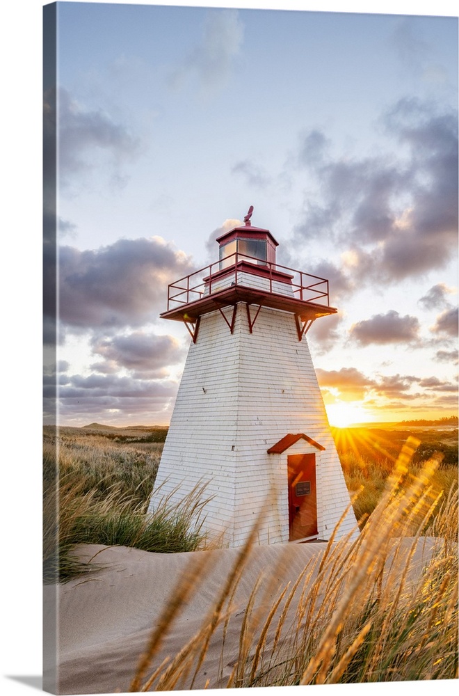 St. Peters Harbour Lighthouse, Prince Edward Island, Canada