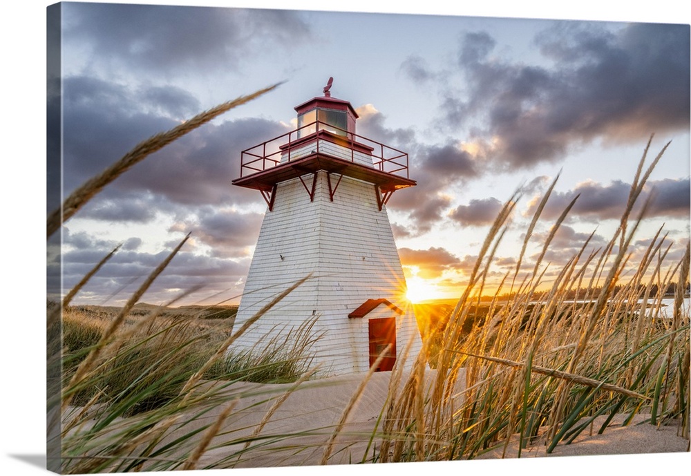 St. Peters Harbour Lighthouse, Prince Edward Island, Canada