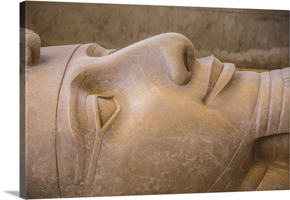 Statue of Ramses II, Memphis (capital of Ancient Egypt), Near Cairo, Egypt.