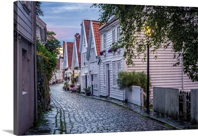 Stavanger City During The Evening, Rogaland County, Southern Norway