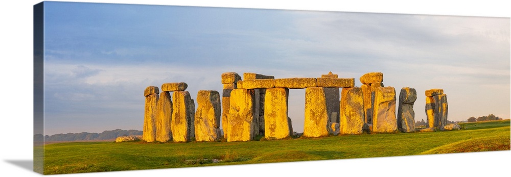 Stonehenge At Sunrise During Summer, Salisbury, Wiltshire, United Kingdom