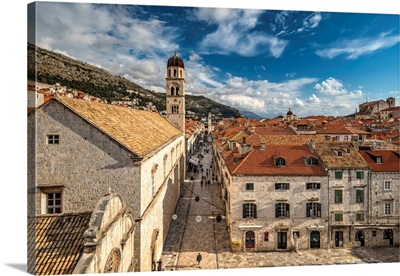 Stradun Pedestrian Street, Dubrovnik, Croatia
