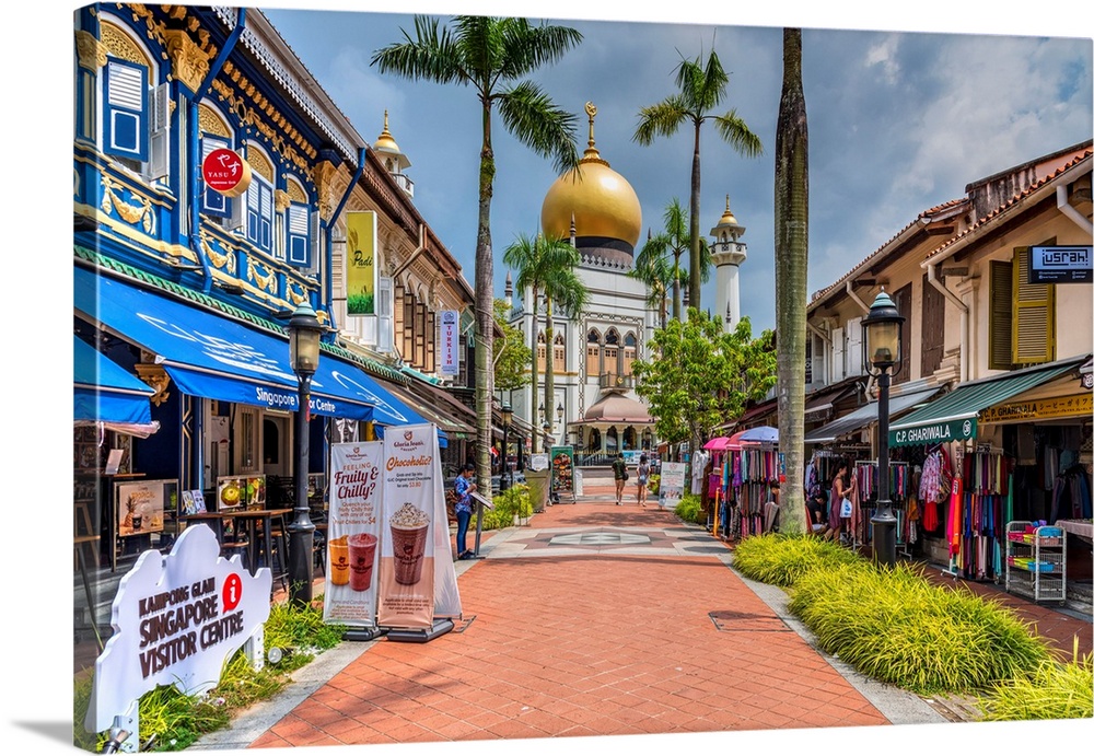 Sultan Mosque and Arab Street, Singapore.