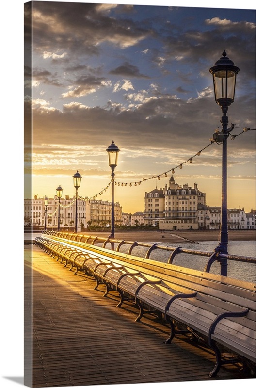 Sunset At Eastbourne Pier, East Sussex, England Wall Art, Canvas Prints, Framed Prints, Wall