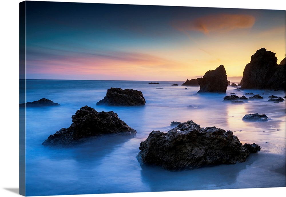 Sunset At El Matador Beach, California, USA
