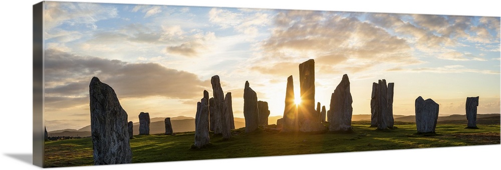 Sunset, Callanish Standing Stones, Isle of Lewis, Outer Hebrides, Scotland