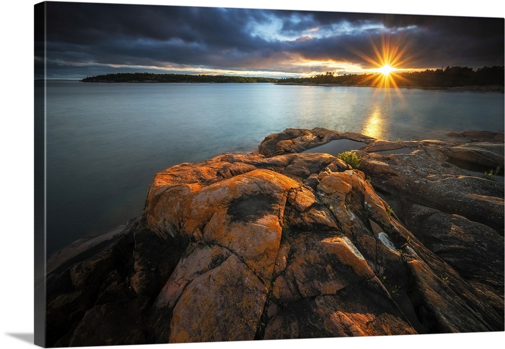 Sunset Over Georgian Bay, Killarney, Ontario, Canada