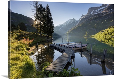 Switzerland, Berner Oberland, Lake Engstlen