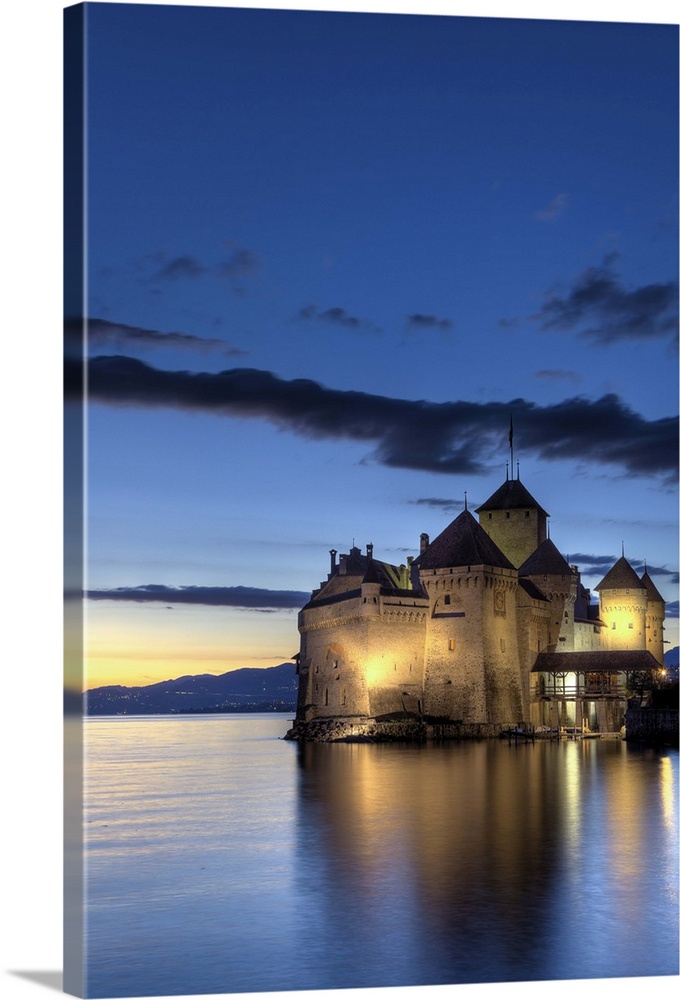 Switzerland, Vaud, Montreaux, Chateau de Chillon
