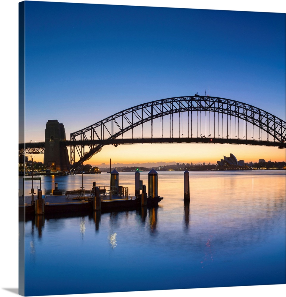 A0 canvas Australia photo landscape art print Sydney Harbour Bridge picture 