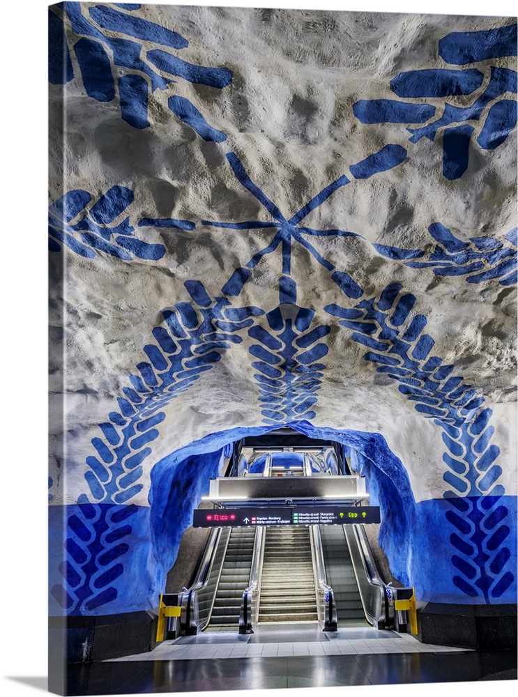 T-Centralen Metro Station, Stockholm, Stockholm County, Sweden.