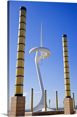 Telecommunications tower by architect Santiago Calatrava, Spain