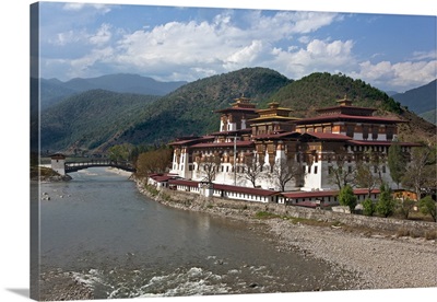 The 17th century Punakha Dzong, Bhutan