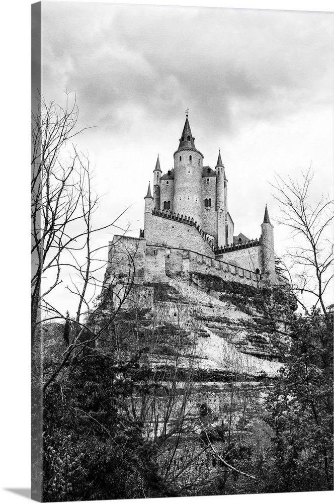 The Alcazar of Segovia (Segovia Fortress), a medieval castle in the city of Segovia, Castile and Leon, Spain