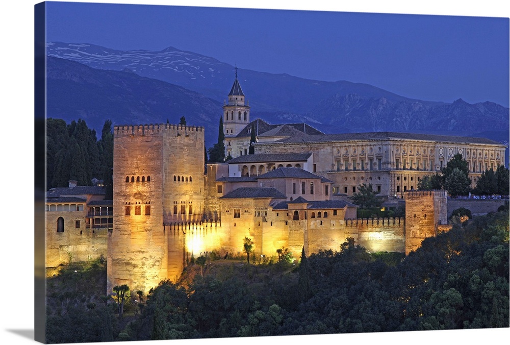 The Alhambra is a palace and fortress complex located in Granada, Andalusia, Spain.