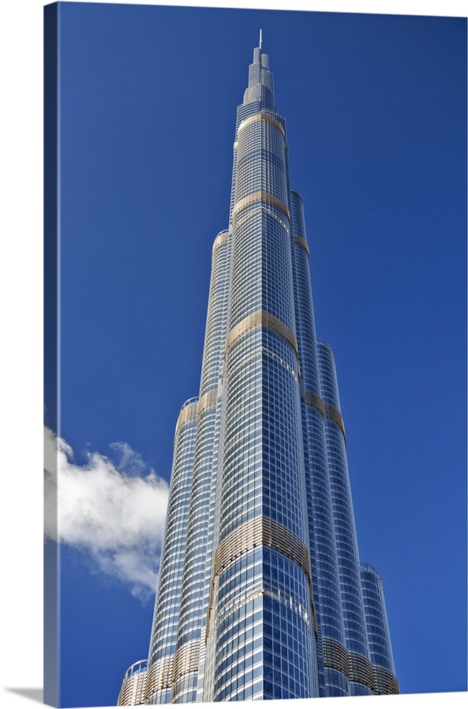 The Burj Khalifa (Armani Hotel) designed by Skidmore Owings and Merrill, Business Bay, Dubai, The United Arab Emirates.