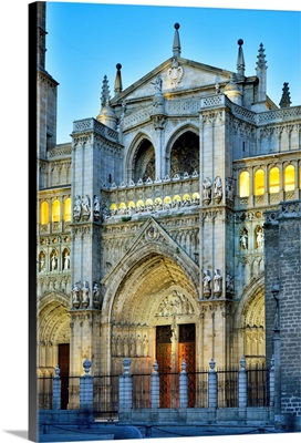 The Catedral Primada, Dating Back To The 13th Century, Toledo, Castilla La Mancha, Spain
