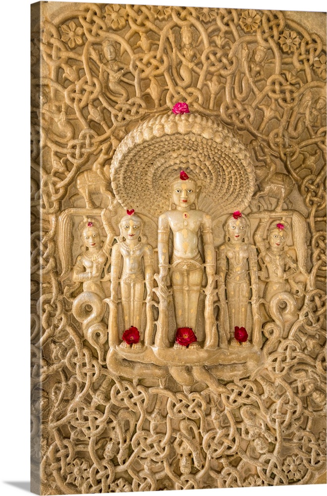 The Deity Of Parshwanath, Jain Temple At Ranakpur, Rajasthan, India