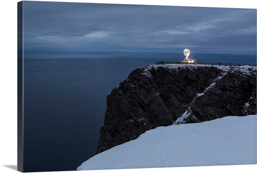 The Globe, Honningsvag, North Cape, Finnmark, Norway Wall Art, Canvas