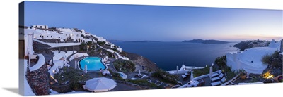 The luxury 5 star Perivolas hotel, Oia, Santorini, Cyclades Islands, Greece