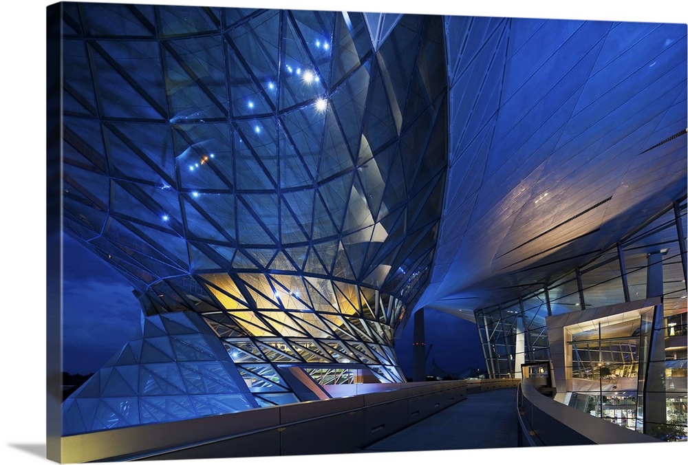 The main entrance to BMW Welt (BMW World) , a multi-functional customer experience and exhibition facility of the BMW Comp...