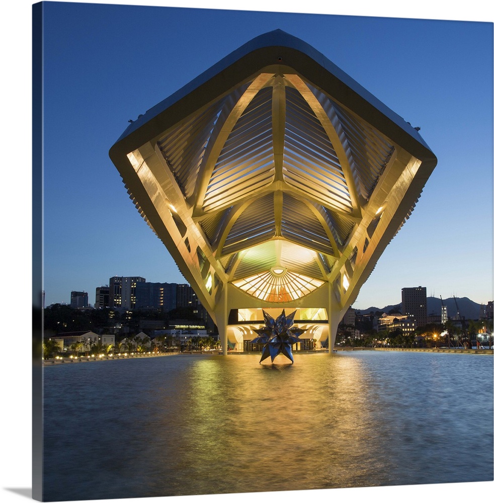 The Museu do Amanha (Museum of Tomorrow) by Santiago Calatrava opened December 2015, Rio de Janeiro, Brazil, South America.