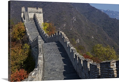 The Mutianyu section of the Great Wall of China