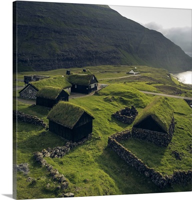 The Old Farm In Saksun, Streymoy, Faroe Islands