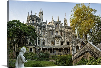 The Palace in the Quinta da Regaleira, by the architect Luigi Manini. Sintra, Portugal