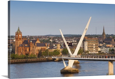 The Peace Bridge over the River Foyle, 2011, Northern Ireland