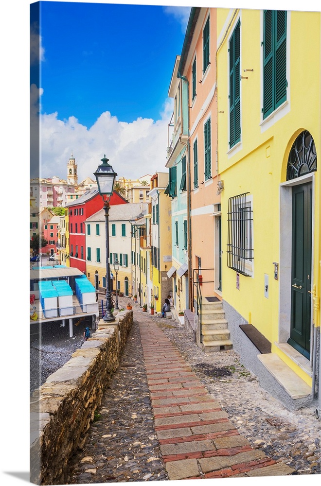 The picturesque village of Bogliasco, Bogliasco, Liguria, Italy.